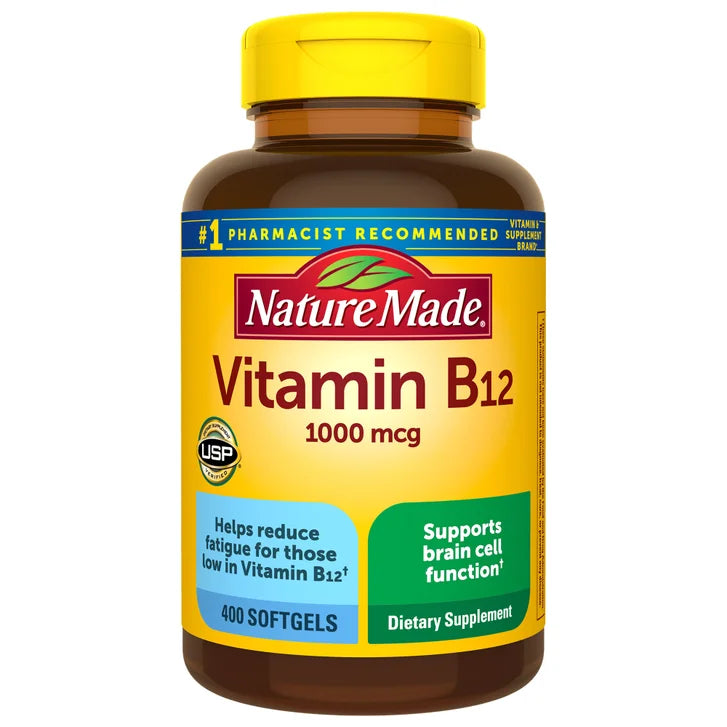 ネイチャーメイド ビタミンB12 1000mcg、ソフトジェル400個