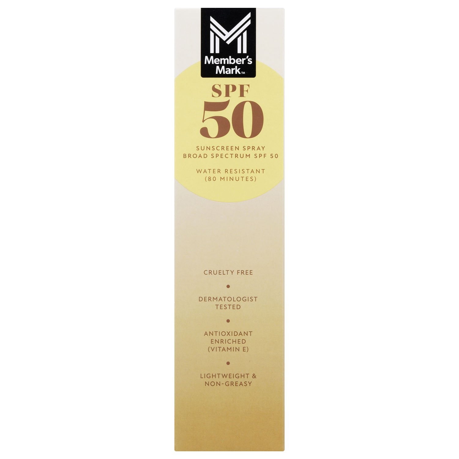 멤버스마크 선스크린 스프레이 SPF50 9.1 oz × 3 – 자외선 차단