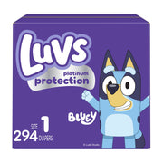 Luvs Proレベル 漏れ防止おむつ、サイズ1～8