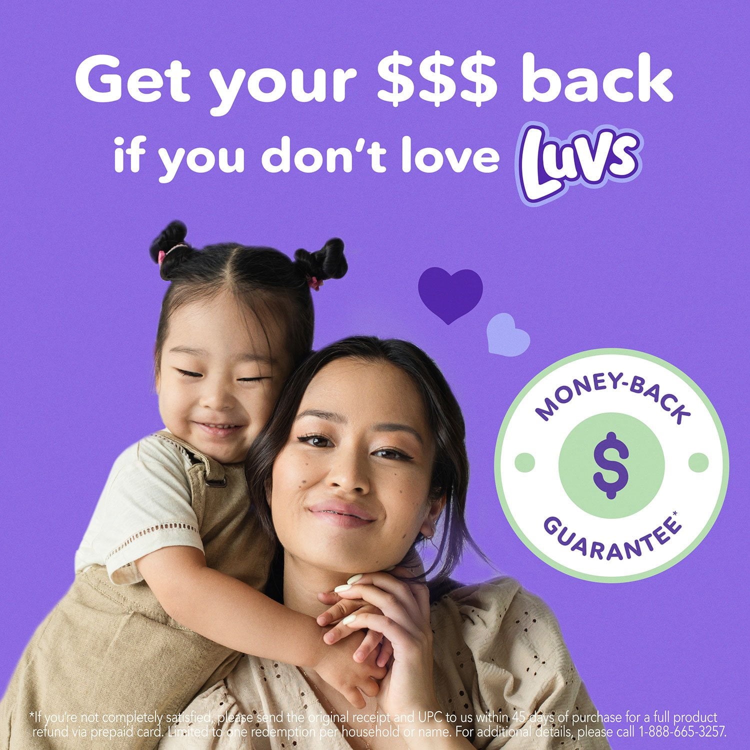 Luvs Proレベル 漏れ防止おむつ、サイズ1～8