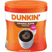ダンキン ミディアムロースト グラウンドコーヒー、オリジナルブレンド、40 オンス。