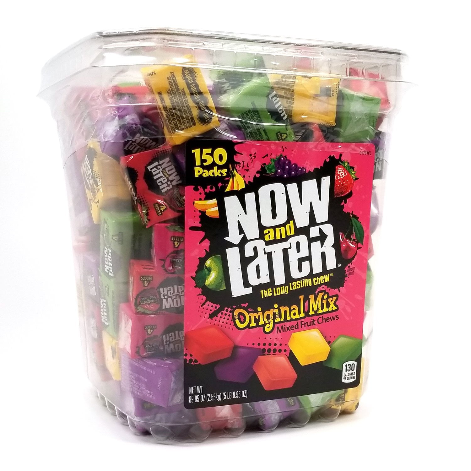Now &amp; Later フルーツチューズキャンディ、150 個入り。