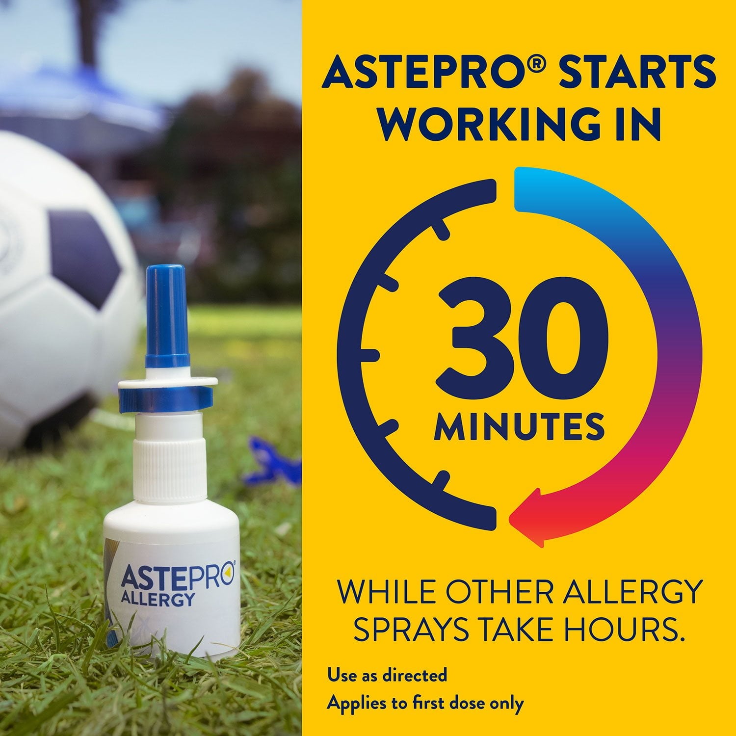 Astepro 大人用鼻スプレー 120 ml/ボトル、3 個パック