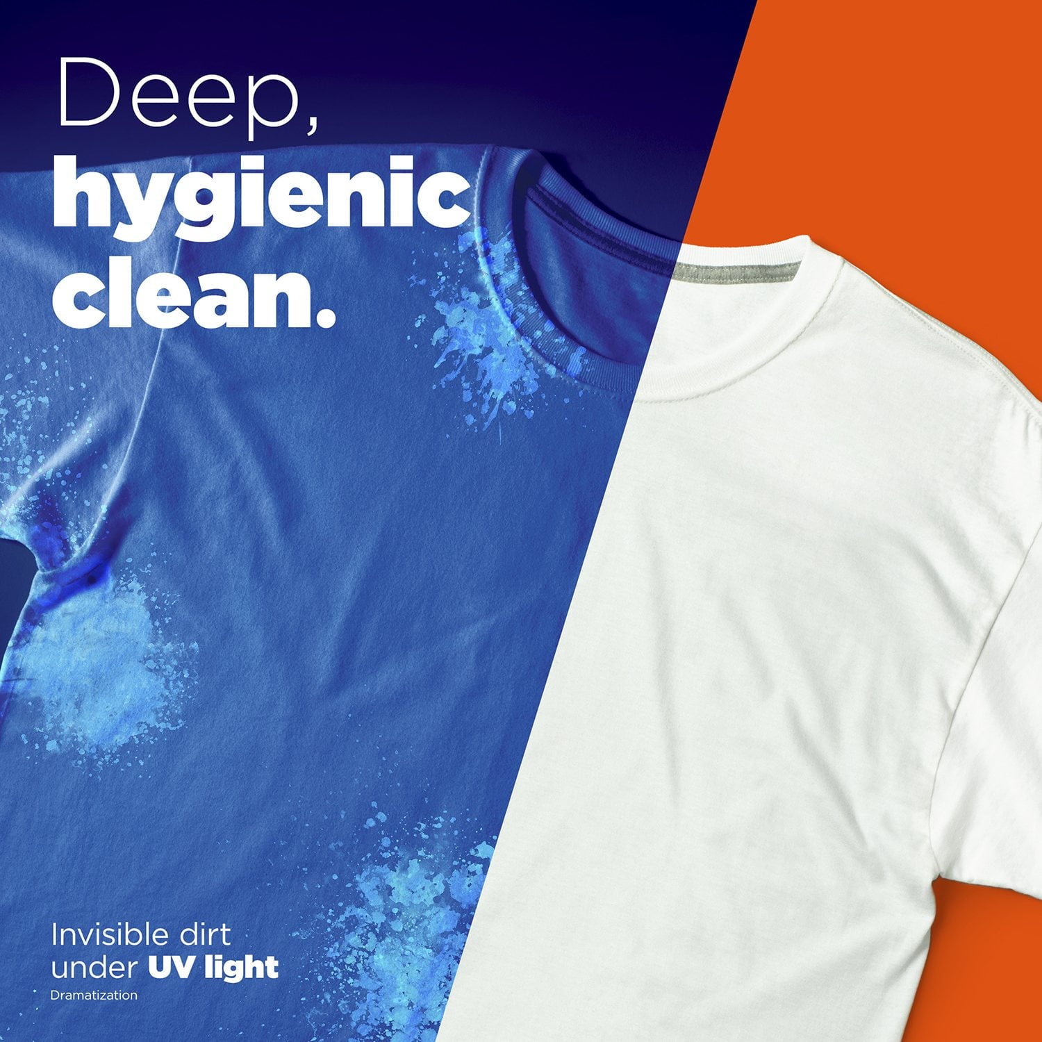 Tide Hygienic Clean Power PODS 洗濯洗剤パック、オリジナル、72 個入り。