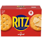 RITZ オリジナルクラッカー、3.43 オンス、18 個入り。