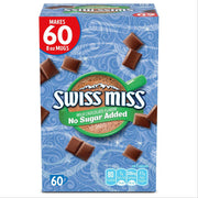 スイスミス ミルクチョコレート 無糖ホットココアミックス、60 個入り。