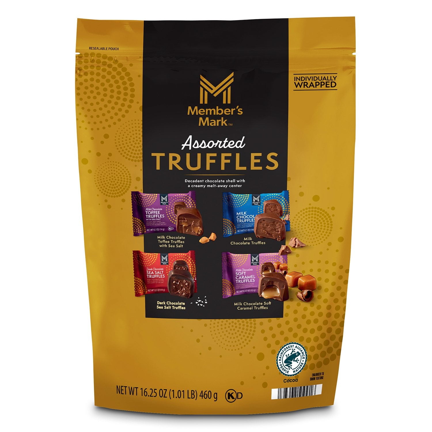 멤버스마크 어소티드 초콜릿 트러플 16.5oz — 다양한 풍미의 고급 트러플 세트