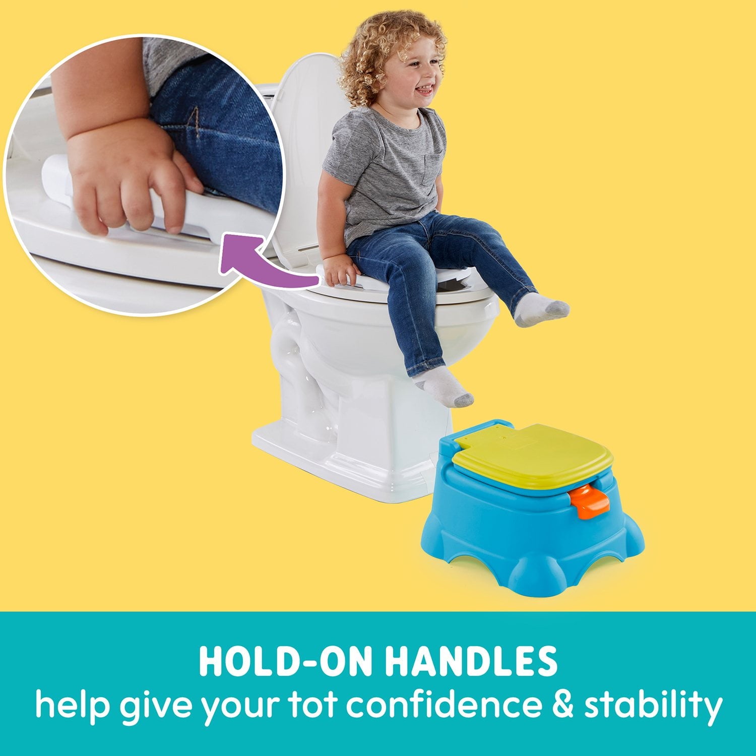 セサミストリート 3-in-1 トイレチェア＆ステップスツール スタイルを選ぼう