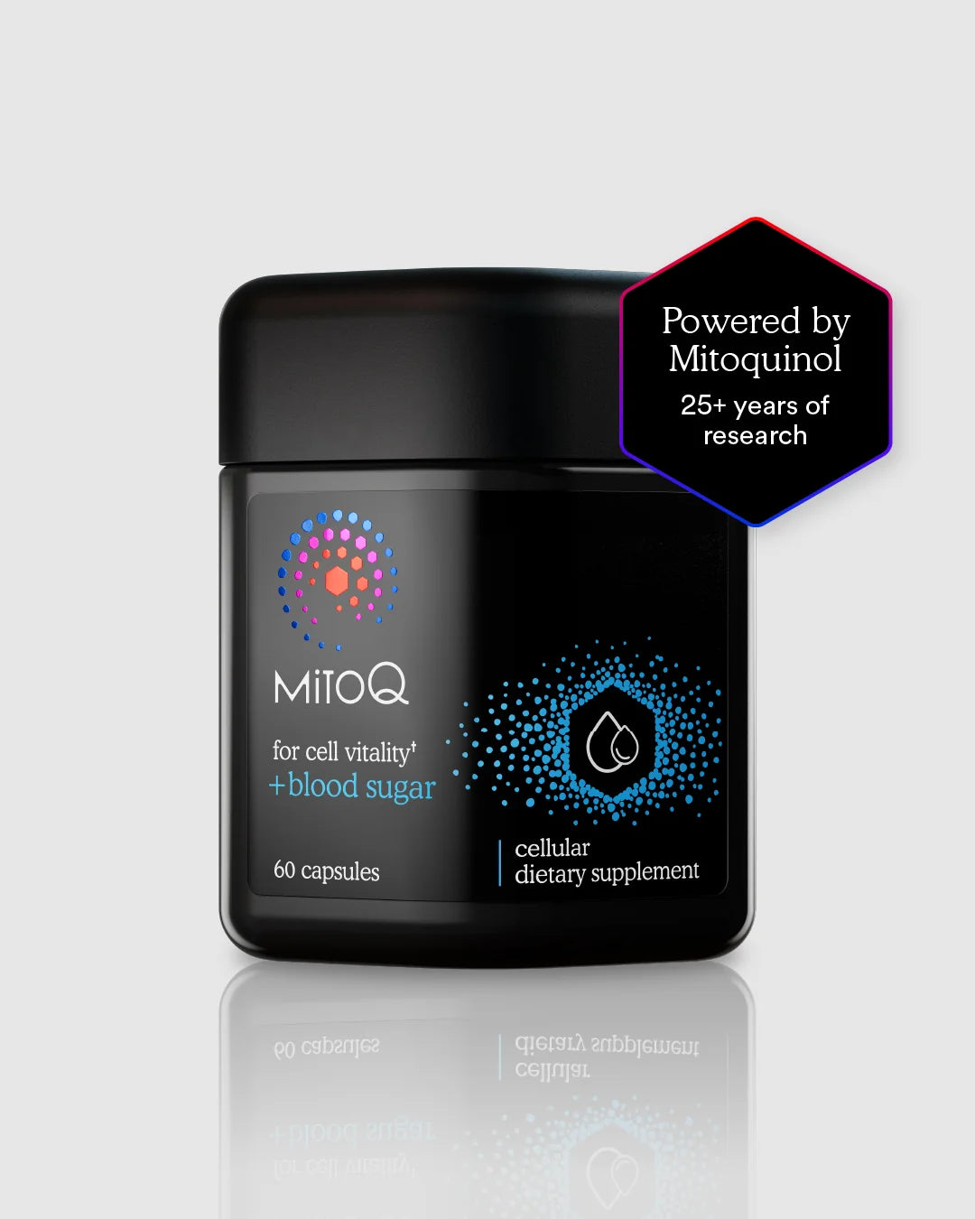 MitoQ +Blood Sugar 미토큐 크롬 피콜리네이트 시나몬 미토퀴놀 혈당 대사 건강 영양제 60캡슐