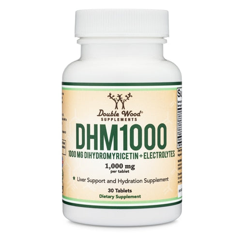 더블우드 DHM 1000 (디하이드로미리세틴 + 전해질) – 30정 – 알코올 대사 보조와 회복 지원