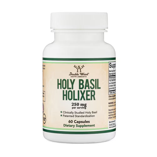 더블우드 홀릭서 홀리 바질 250mg – 60캡슐 – 스트레스가 지속되거나 긴장·피로로 컨디션 저하를 느끼는 경우 선택되며, 홀리 바질 허브 성분으로 스트레스 완화·심신 안정 보충