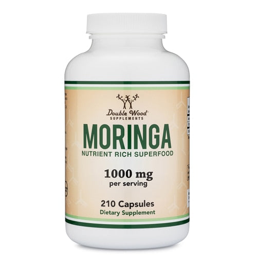더블우드 모링가 1000mg – 210캡슐 – 비타민·미네랄이 풍부한 식물성 영양 공급원