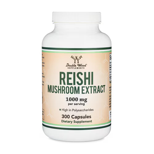 더블우드 영지버섯 추출물 1000mg – 300캡슐 – 면역 저하가 신경 쓰이거나 스트레스·피로가 누적된 경우 선택되며, 영지버섯 추출물로 면역·수면·전반적 활력 보충