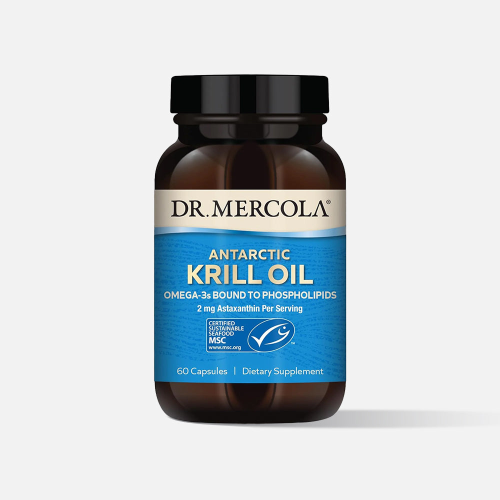 Dr. Mercola 南極クリルオイル - 1,000 mg - オメガ3 60カプセル