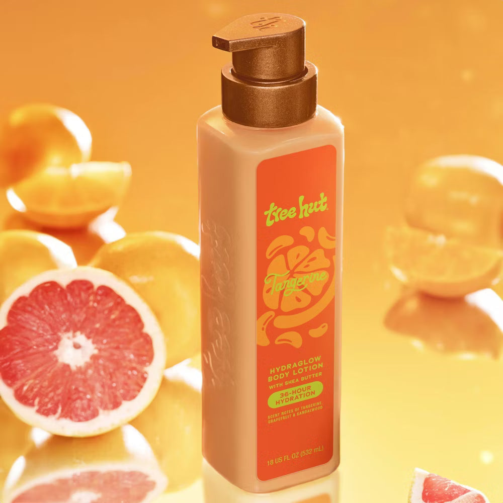 Tree Hut Hydraglow Body Lotion - Tangerine - 18 fl oz