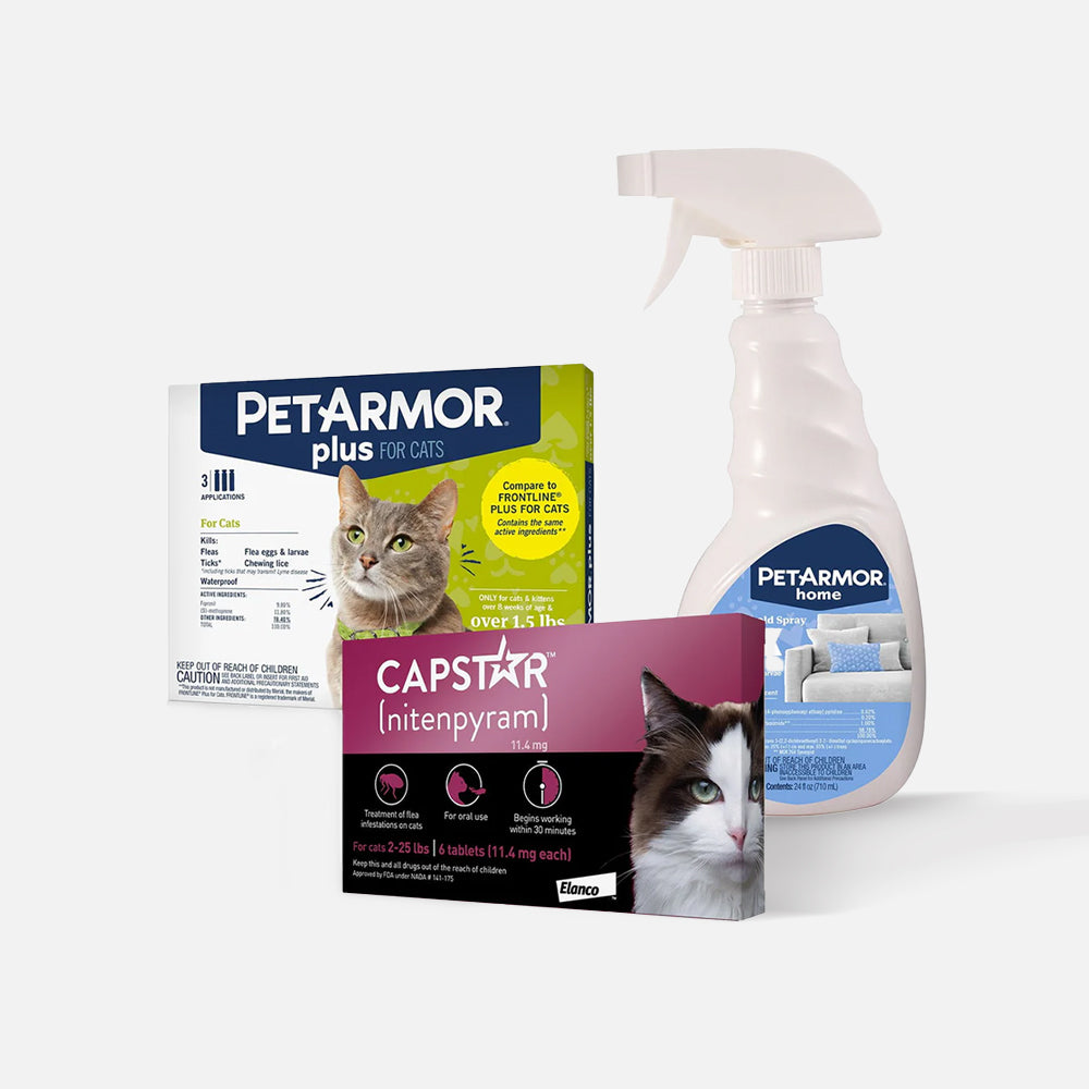 PetArmor Plus Capstar ノミ・ダニ駆除セット 猫用 1.5ポンド以上 3ヶ月分