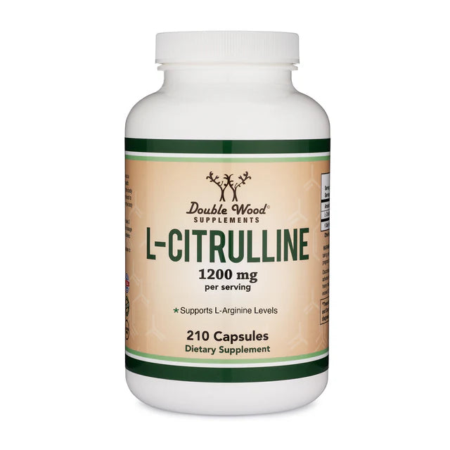 더블우드 L-시트룰린 1200mg 210캡슐 혈류 산화질소 운동 퍼포먼스 지구력 아미노산 보충제 제품 이미지