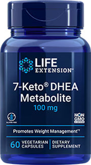라이프 익스텐션 7-케토 DHEA 메타볼라이트 100mg 60 베지캡슐 대사 건강 체중 관리 보충제 제품 이미지