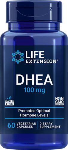 라이프 익스텐션 DHEA 100mg 60 베지테리언 캡슐 고함량 DHEA 영양제