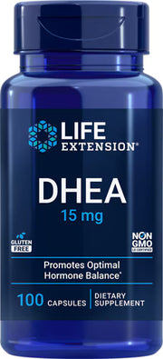 라이프 익스텐션 DHEA 15mg 100캡슐 저함량 호르몬 밸런스 영양제