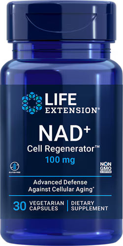라이프 익스텐션 NAD+ 셀 리제너레이터 100mg – 30 베지 캡슐 – 세포 에너지·노화 관련 대사 경로에 관여