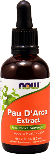 나우 파우다르코 추출물 – 2 fl oz – 면역 저하가 신경 쓰이거나 장내 환경 관리가 필요한 경우 선택되며, 파우다르코 허브 추출물 사용