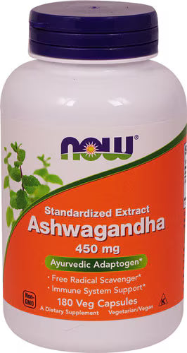 나우 표준화 아슈와간다 추출물 450mg – 180 베지 캡슐 – 스트레스가 잦거나 피로·긴장감이 누적된 경우 선택되며, 아슈와간다 추출물로 스트레스 완화·활력 보충