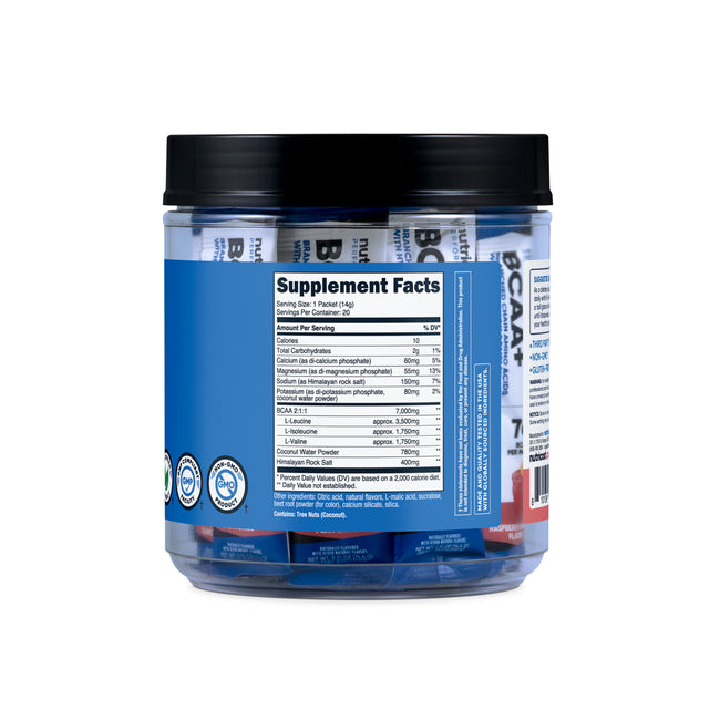 뉴트리코스트 BCAA + 하이드레이션 스틱팩 30포 – 운동 중 수분·아미노산을 간편하게 보충하는 개별 포장