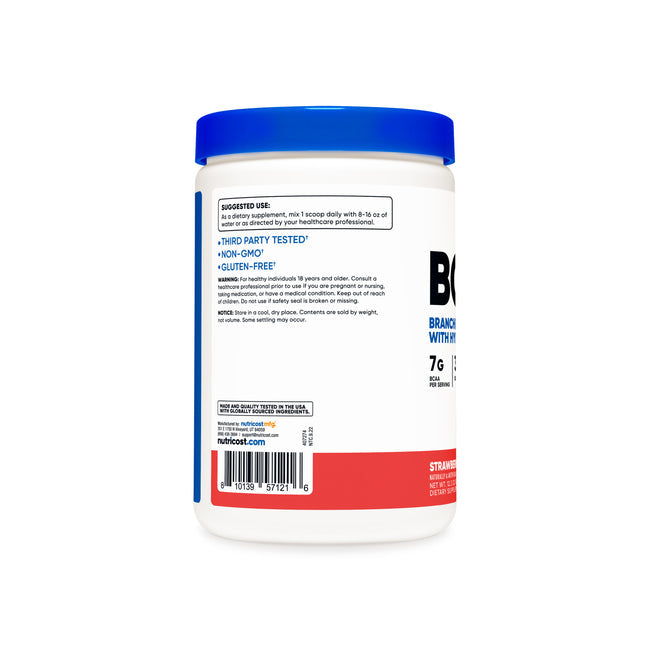 뉴트리코스트 BCAA + 하이드레이션 파우더 – 운동 후 근회복과 전해질 보충을 위한 아미노산 포뮬러