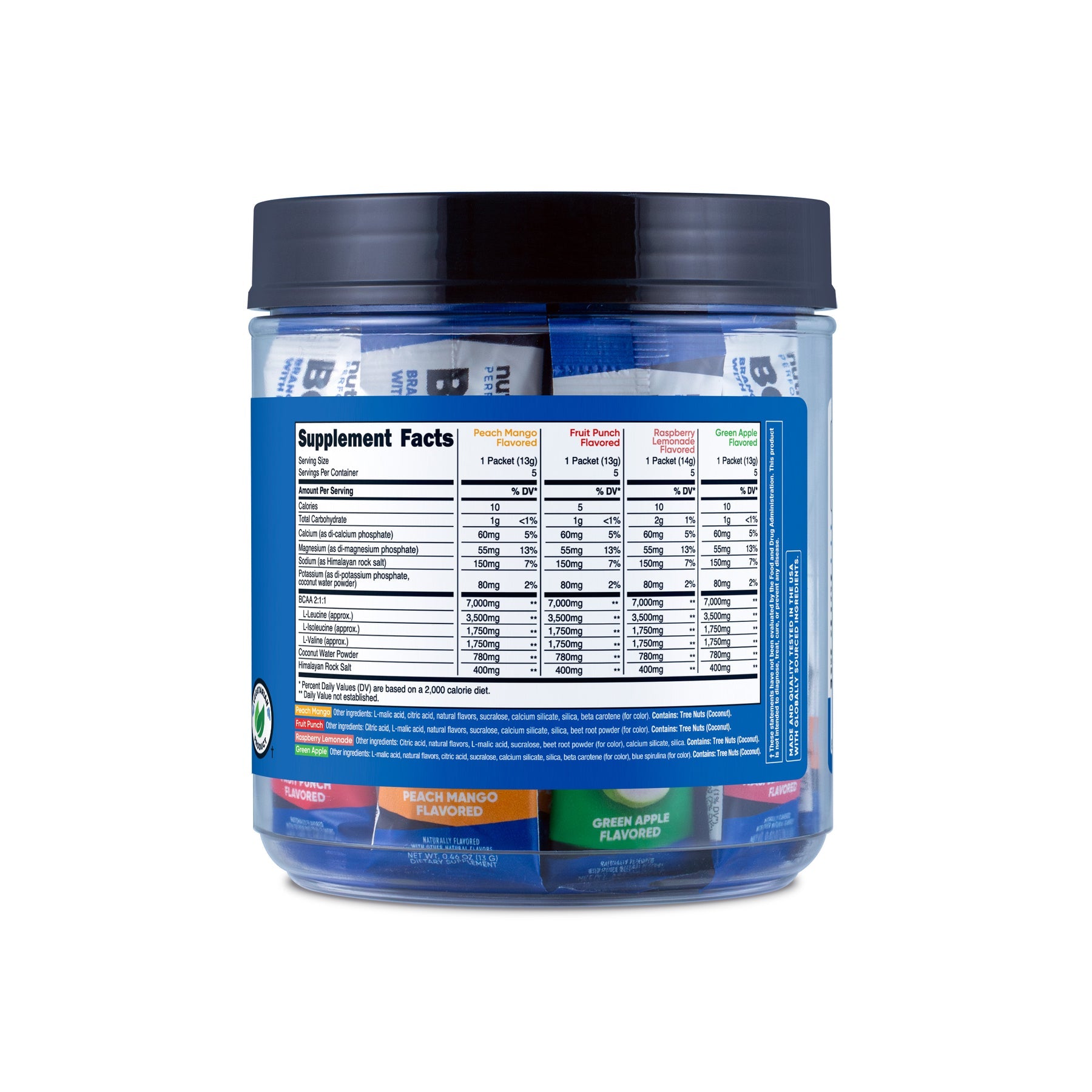 뉴트리코스트 BCAA + 하이드레이션 스틱팩 30포 – 운동 중 수분·아미노산을 간편하게 보충하는 개별 포장