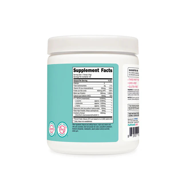 뉴트리코스트 여성용 BCAA 11 oz – 여성 신체 밸런스를 고려한 BCAA 아미노산 포뮬러