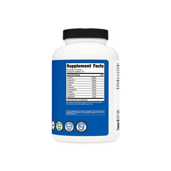뉴트리코스트 EAA 1200 mg 240 캡슐 – 근육 회복·운동 후 영양 보충을 위한 필수 아미노산