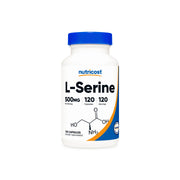 뉴트리코스트 L-세린 500mg 120캡슐 - 신경 전달과 두뇌 기능을 고려한 아미노산 보충제