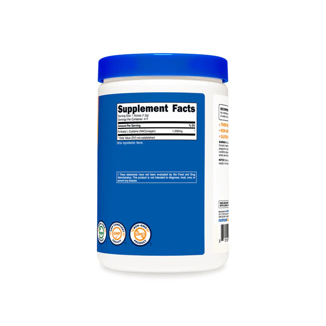 뉴트리코스트 NAC 분말 250g·500g – 1스쿱 1,200mg · 비건 글루타치온 항산화 관리