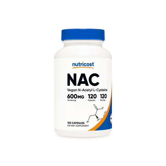 뉴트리코스트 N-아세틸 시스테인 NAC 600mg 캡슐 영양제 제품 이미지