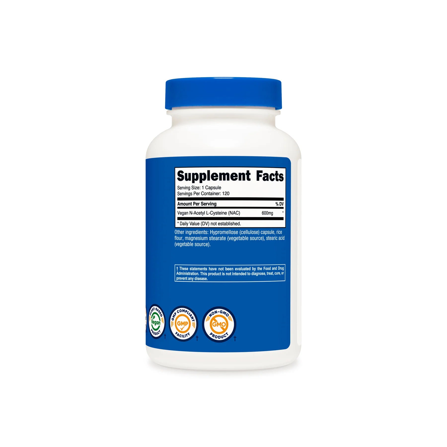 뉴트리코스트 NAC 600mg 베지 캡슐 – N-아세틸 L-시스테인 · 글루타치온 항산화 관리