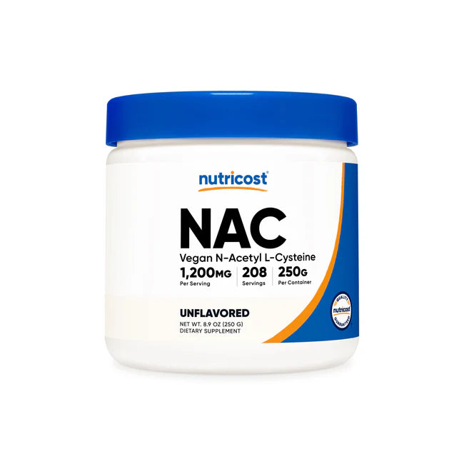 뉴트리코스트 NAC N-아세틸 L-시스테인 분말 250g 500g 비건 글루타치온 항산화 제품