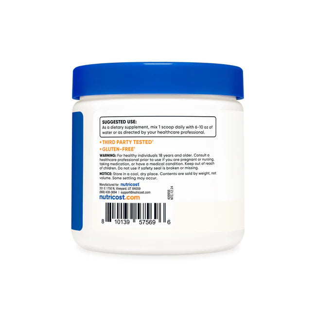 뉴트리코스트 NAC 분말 250g·500g – 1스쿱 1,200mg · 비건 글루타치온 항산화 관리
