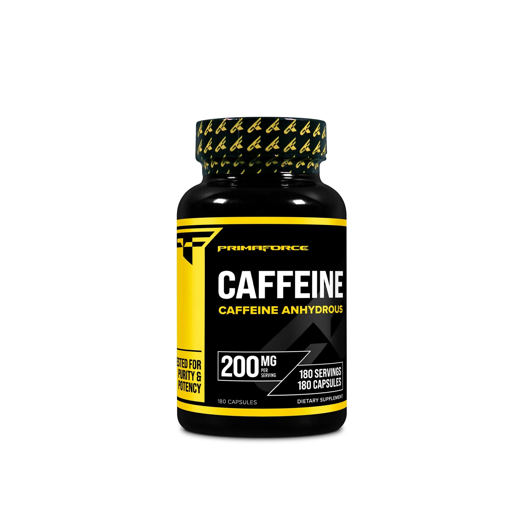 프리마포스 카페인 200mg, 180 캡슐 – 운동·업무 전 집중 관리를 위한 카페인