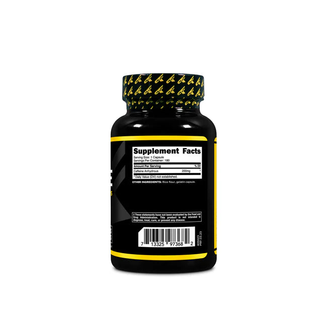 프리마포스 카페인 200mg, 180 캡슐 – 운동·업무 전 집중 관리를 위한 카페인