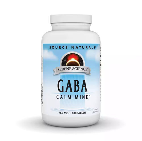 소스 내추럴스 가바 캄 마인드 750mg – 180 정 – GABA 고함량 포뮬러로 긴장 완화와 마음 안정 관리를 고려한 정제형 제품