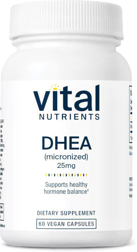 바이탈 뉴트리언츠 DHEA 25mg 마이크로나이즈드 고흡수 설계 60 베지테리언 캡슐