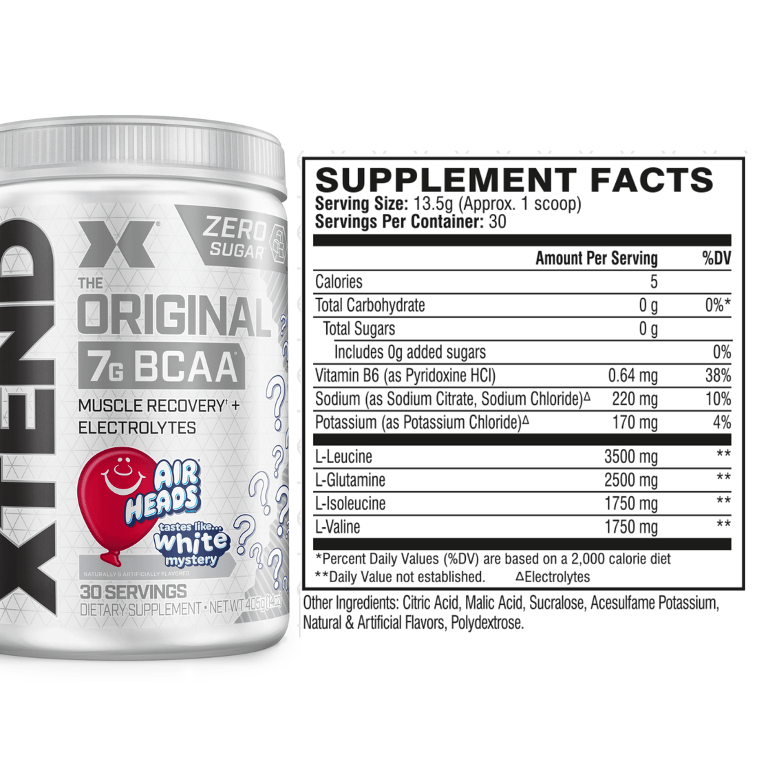 XTEND × 에어헤즈 – 사탕처럼 맛있게 마시는 근회복·근펌핑 BCAA