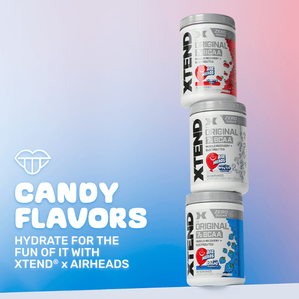 XTEND × 에어헤즈 – 사탕처럼 맛있게 마시는 근회복·근펌핑 BCAA