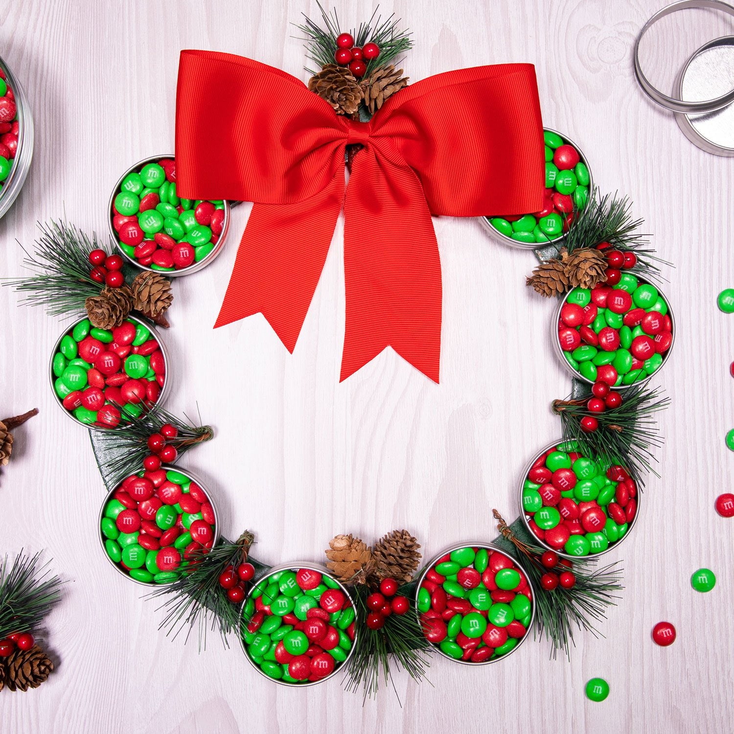 M&amp;M'S クリスマス ミルクチョコレートキャンディ、62 オンス。