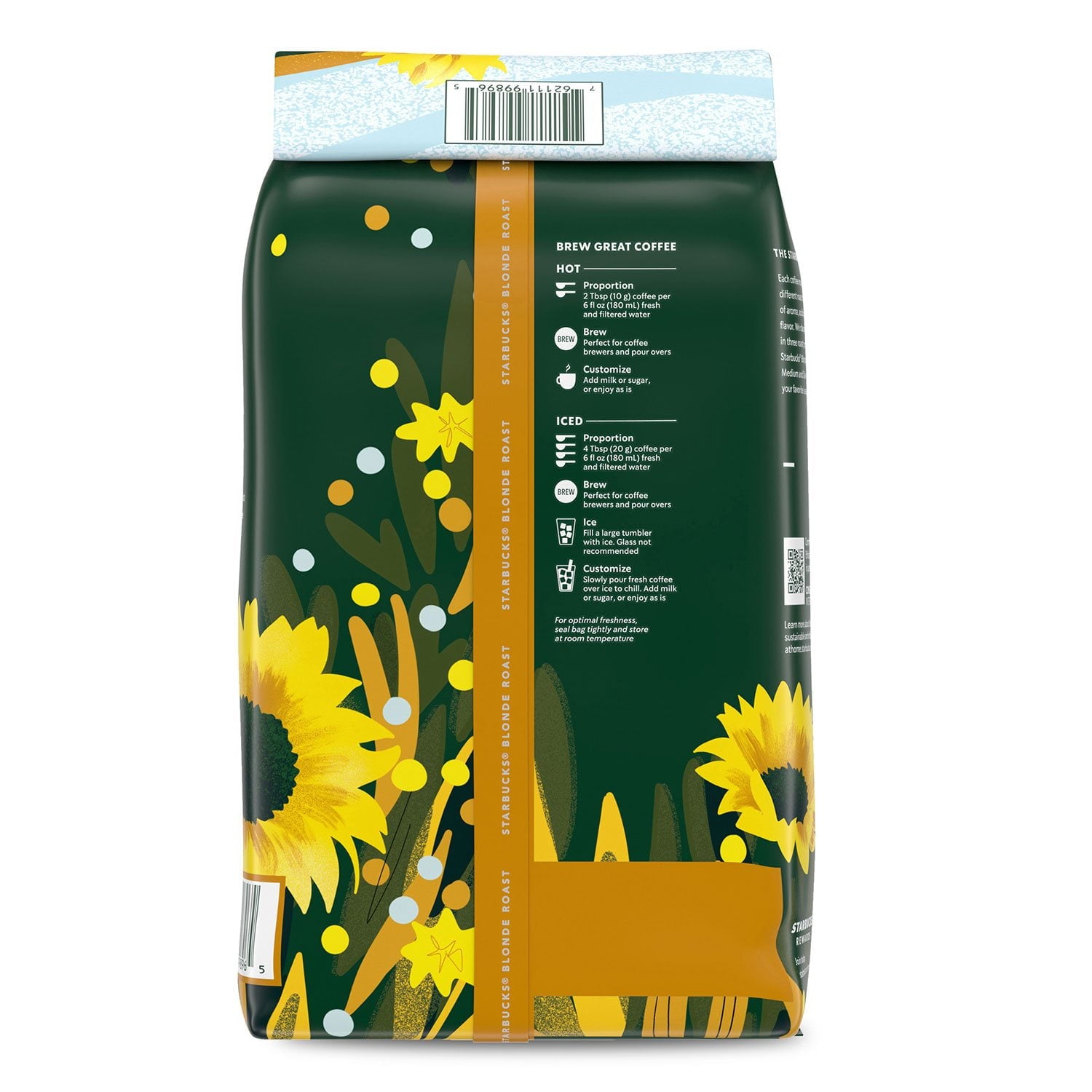 스타벅스 블론드 로스트 선세라 블렌드 40 oz – 가볍고 부드러운 블론드 로스트 커피