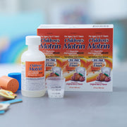 子供用モートリン鎮痛剤/解熱剤 NSAID、イブプロフェン 100 mg、オリジナルベリー 4 オンス、3 個パック