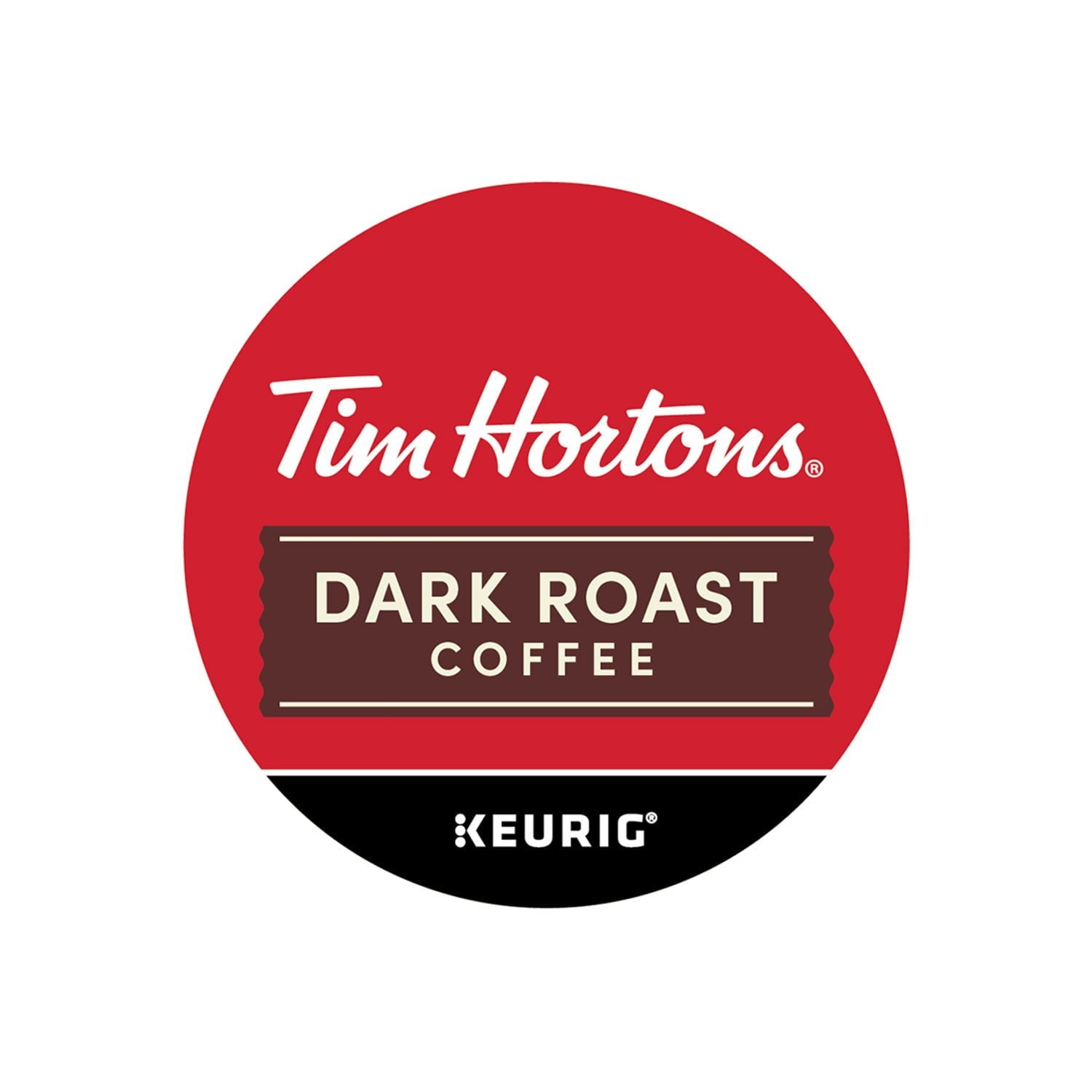 Tim Hortons プレミアム K-Cup コーヒーポッド、ダークロースト、100 個入り。