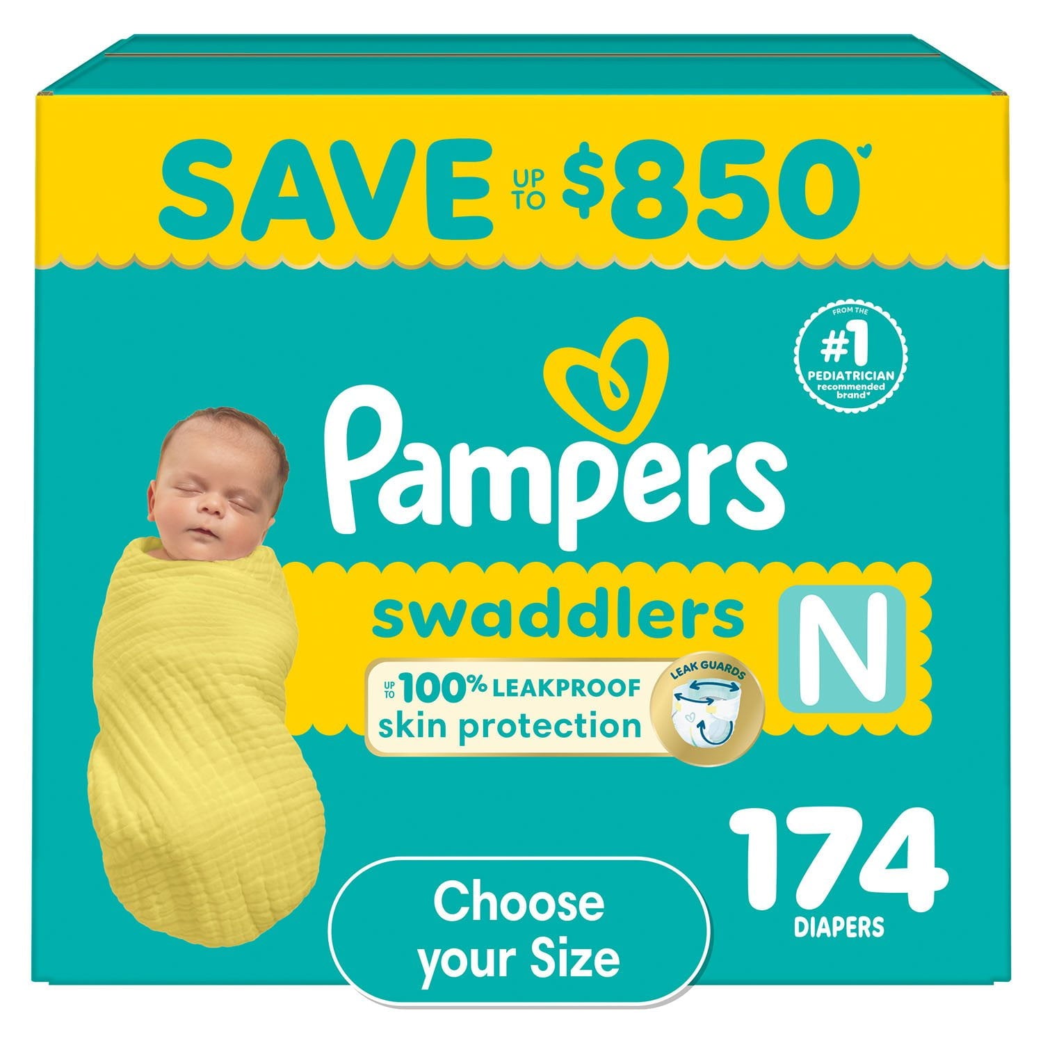 パンパース スワドラーズ おむつ 新生児～8サイズ