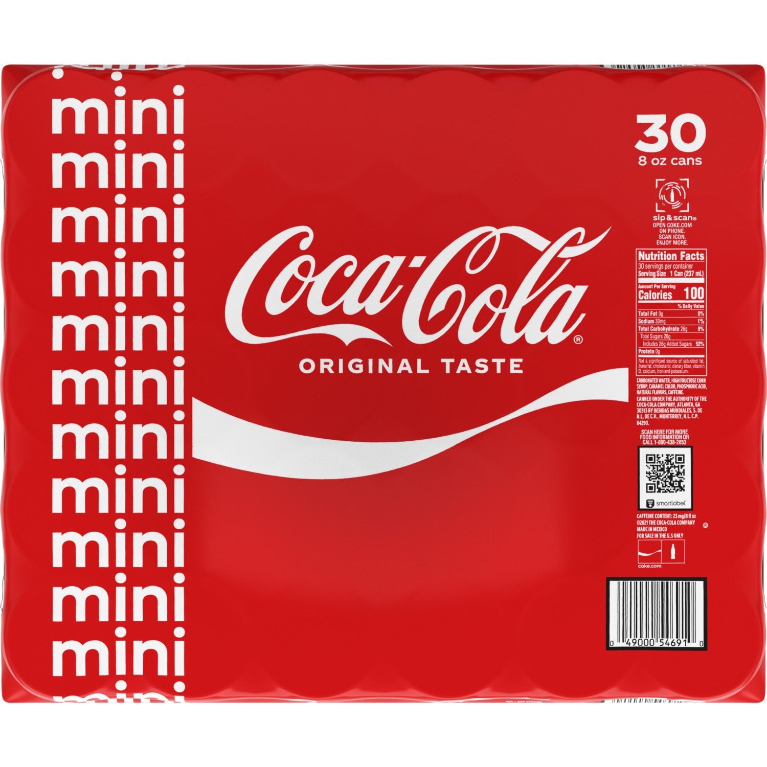 코카콜라 미니캔, 8fl oz, 30팩
